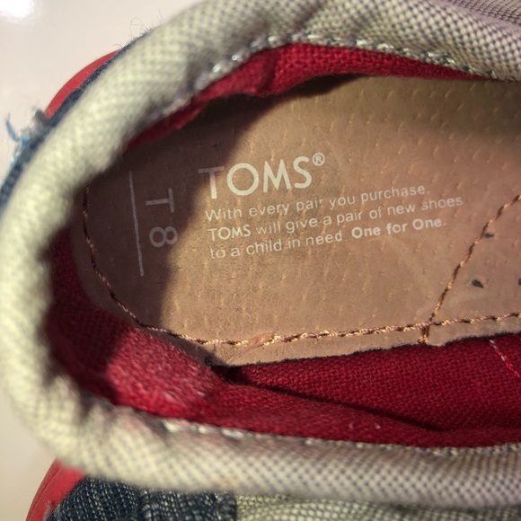 *SOLD* Tiny Toms Size 8 - Picture 6 of 7